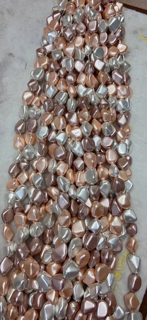 Mix color shell pearl beads 2022-9-19-011